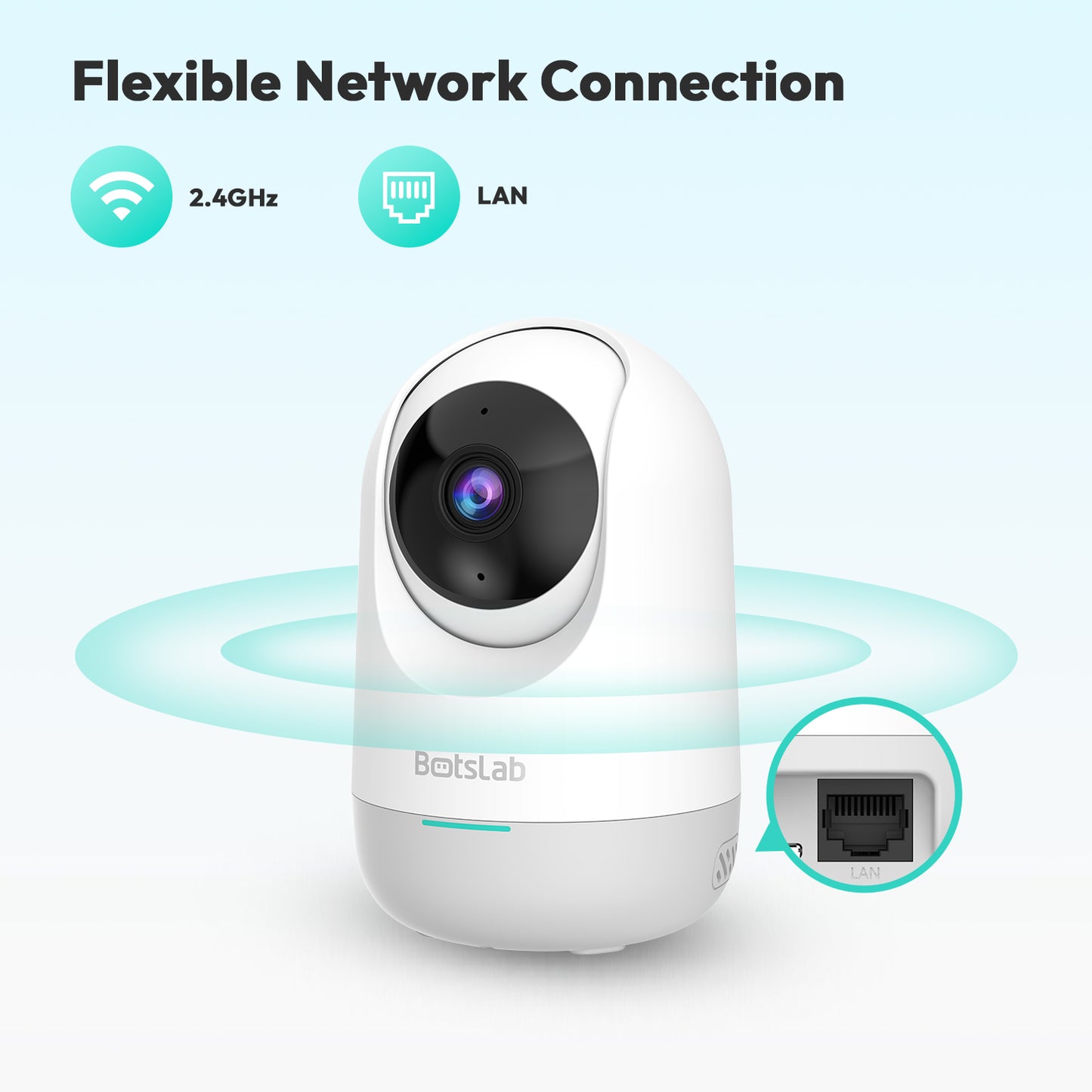 Surveillance Camera Botslab 2E C212, Wi-Fi, 2K, Indoor 