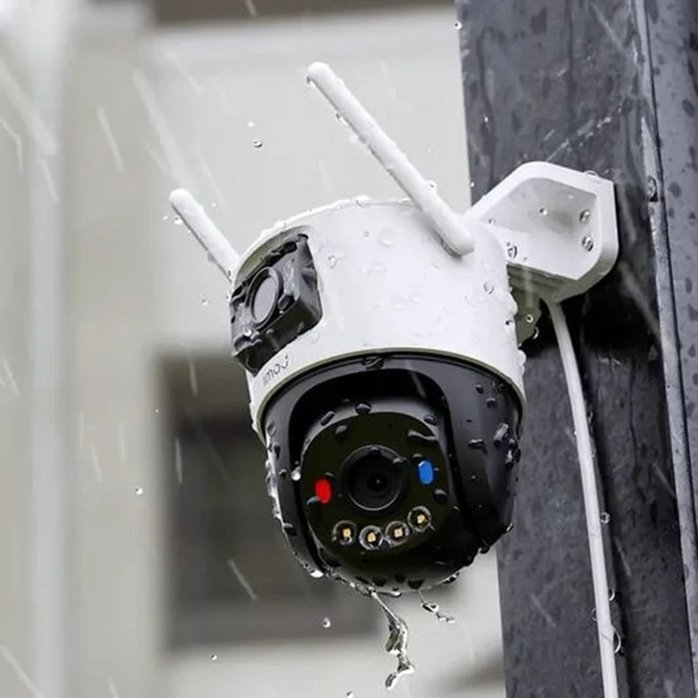 Imou Cruiser Dual 2 Pro Surveillance Camera, Wi-Fi, 2.5K + 2.5K, IP65, Outdoor, White IPC-S7XFP-8U0WED
