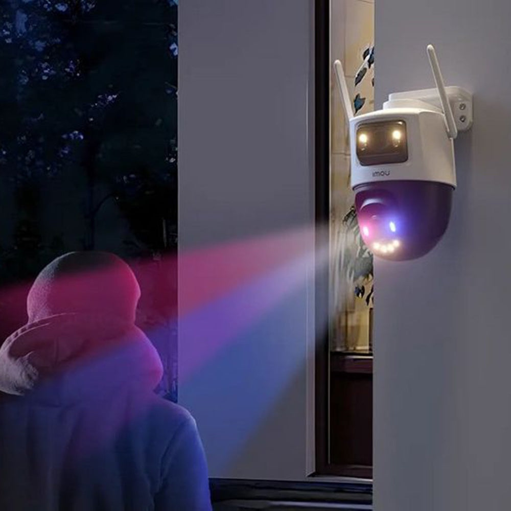 Imou Cruiser Dual 2 Pro Surveillance Camera, Wi-Fi, 2.5K + 2.5K, IP65, Outdoor, White IPC-S7XFP-8U0WED