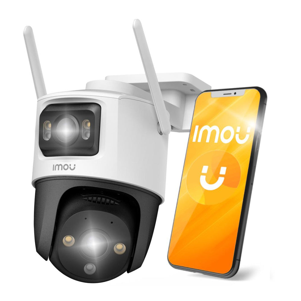 Imou Cruiser Dual Surveillance Camera, Wi-Fi, 2.8K + 2.8K, IP66, Outdoor, White IPC-S7XP-10M0WED-0360B