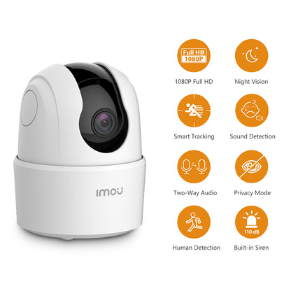 Imou Ranger 2C Surveillance Camera, Wi-Fi, 3K, Indoor, White IPC-K2ECP-5H2W