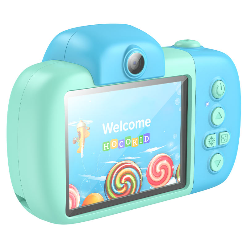 HOCO DV201 Kids Digital Camera, 1080P, 2MP, Blue
