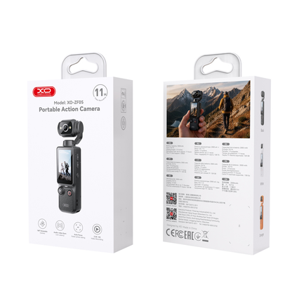 XO Design ZF05 Sport Camera, 2.5K, 1.9inch Display