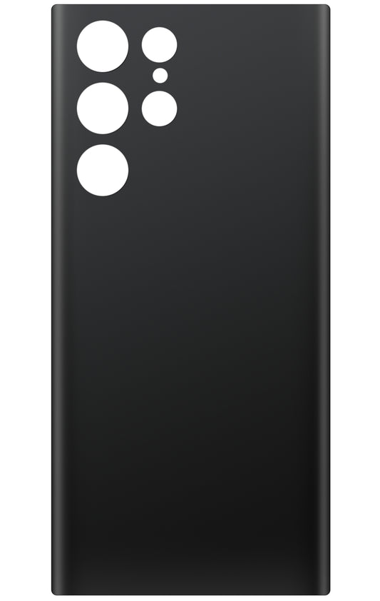 Battery Cover compatible with Samsung Galaxy S22 Ultra 5G S908, Black