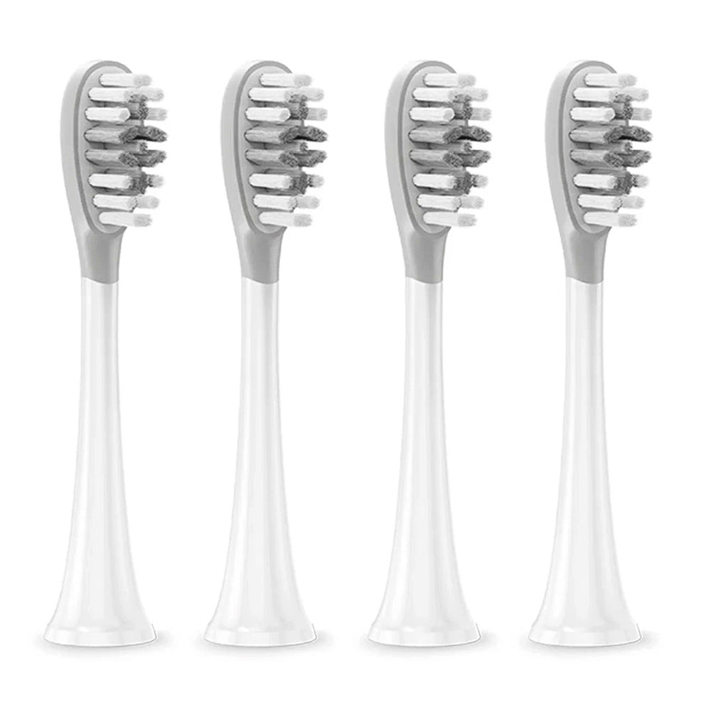 Gum Care Replacement Head for Bitvae S2 / S3 Electric Toothbrush, Set of 4, White