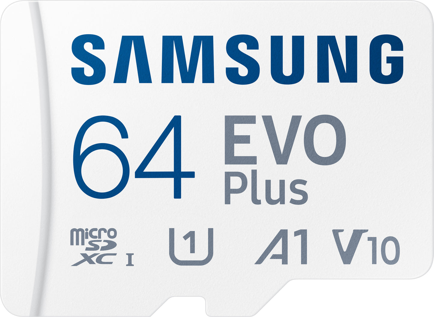 Memory Card microSDXC Samsung Evo Plus, 64Gb, Class 10 / UHS-1 U1, With Adapter MB-MC64KA/EU MB-MC64KA/EU
