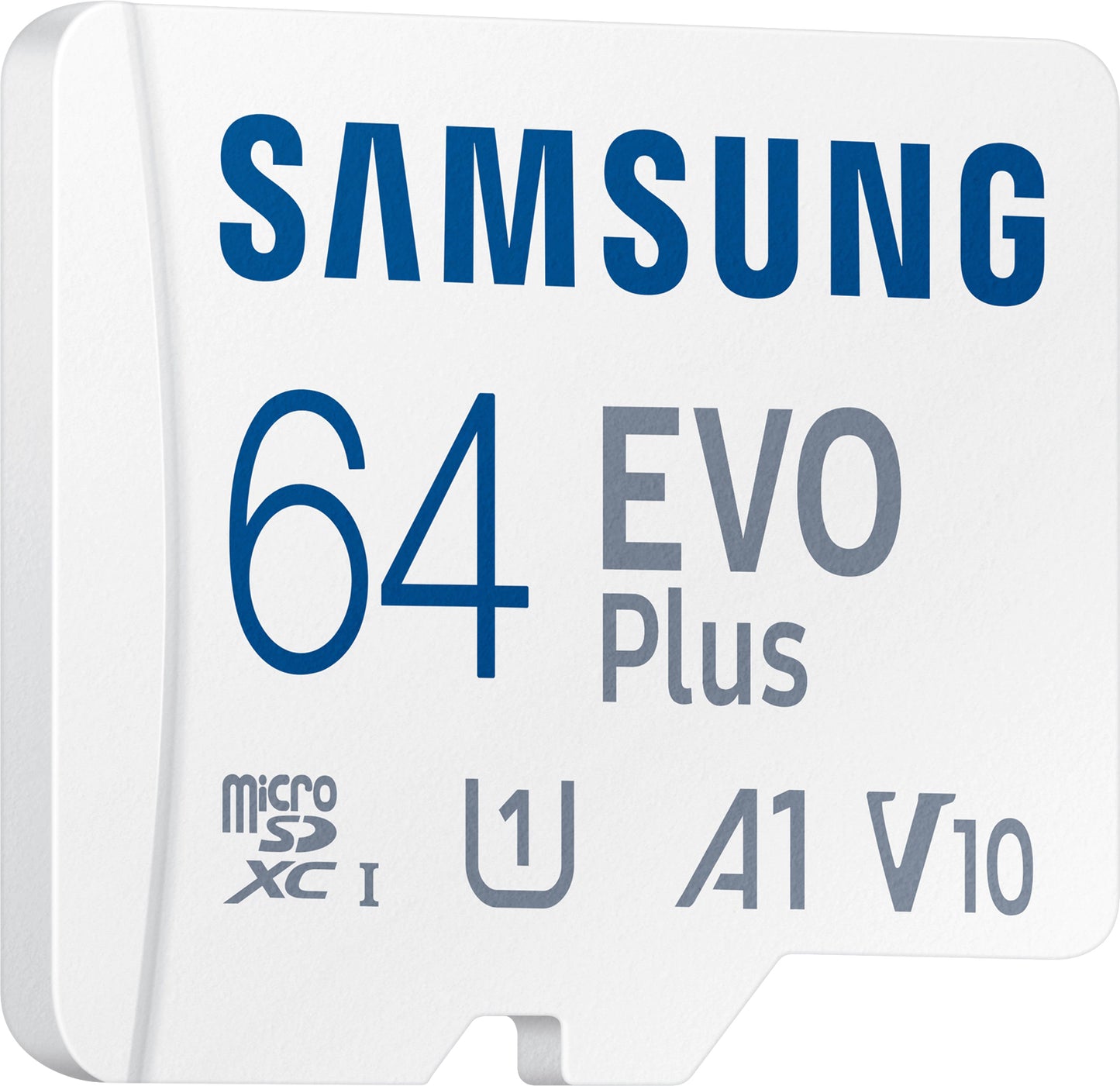 Memory Card microSDXC Samsung Evo Plus, 64Gb, Class 10 / UHS-1 U1, With Adapter MB-MC64KA/EU MB-MC64KA/EU