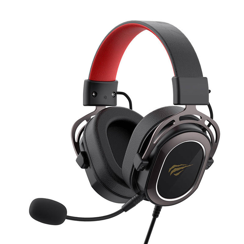 HAVIT H2008d Gaming Headphones 3.5mm, 2m, Black Red