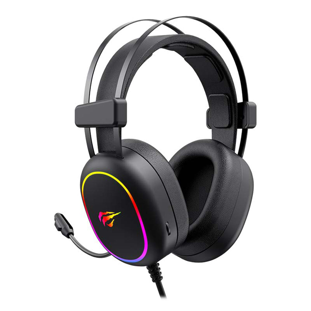 HAVIT H2016d Gaming Headphones 3.5mm, RGB, 2m, Black