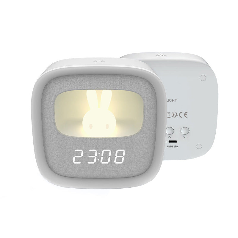 Forever Pure FNL-06 Aurora Digital Clock, White