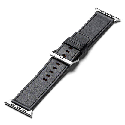 Ringke Leather One Strap for Apple Watch 49mm / 46mm / 45mm / 44mm / 42mm Series, Black