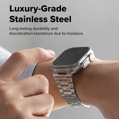 Ringke Metal One Air Strap for Apple Watch 49mm / 46mm / 45mm / 44mm Series, Silver