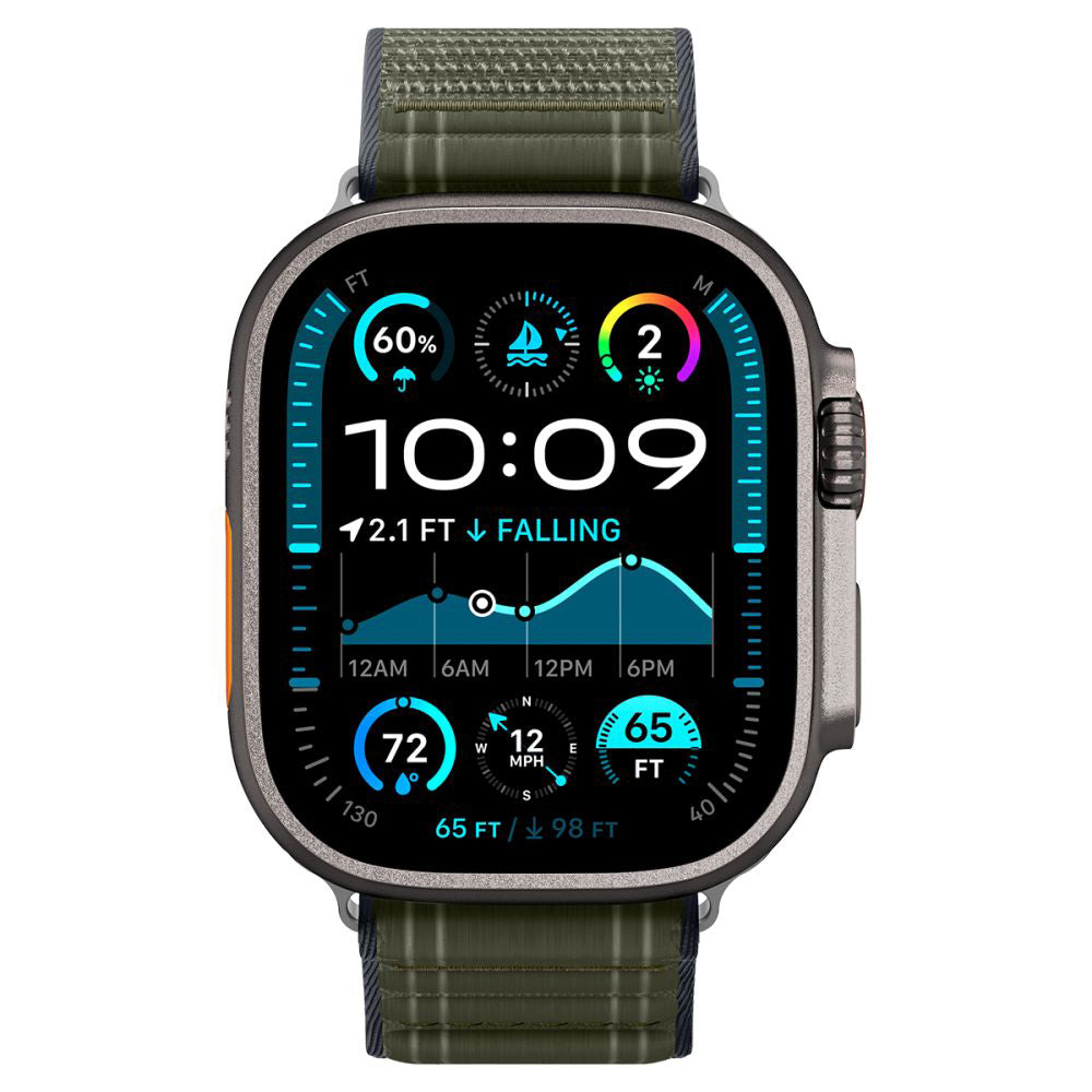 Spigen WBF0 Strap for Apple Watch 49mm / 46mm / 45mm / 44mm Series, Green