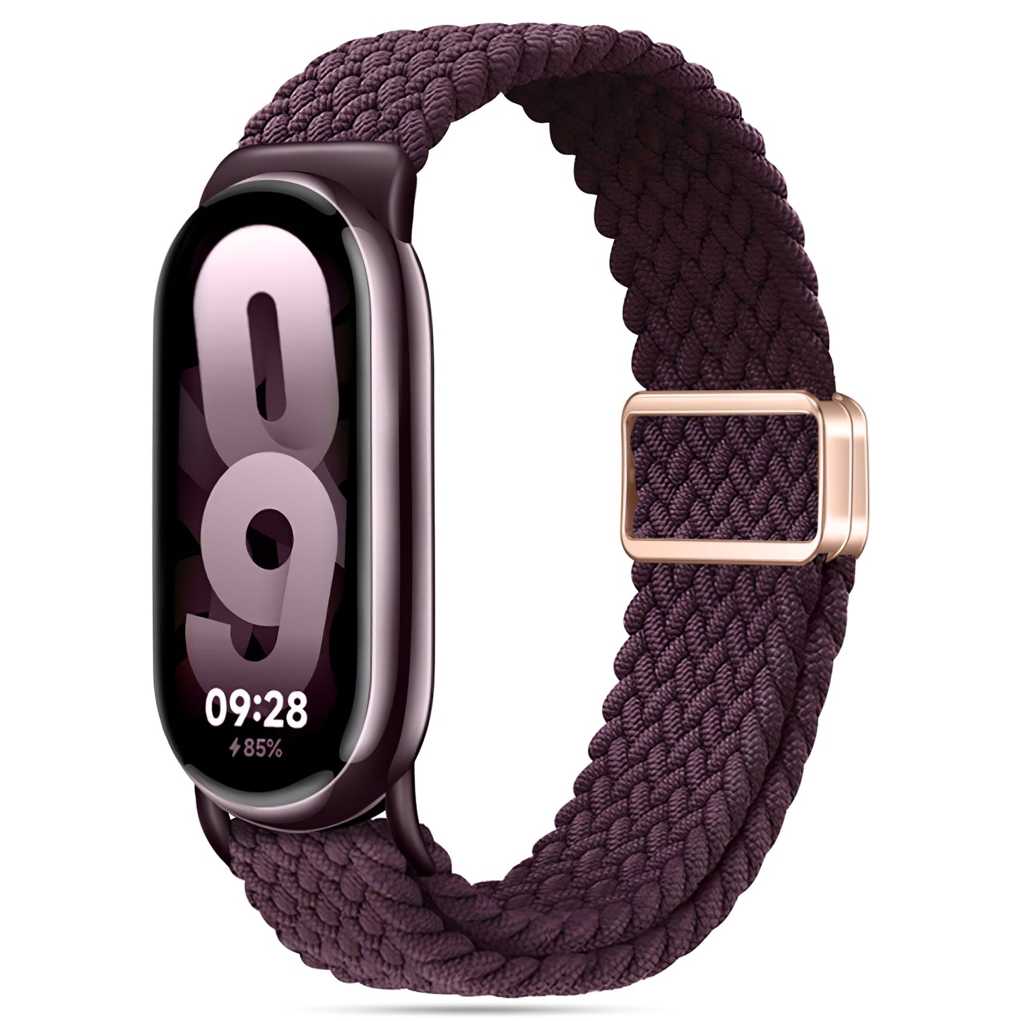 Tech-Protect NylonMag Strap for Xiaomi Smart Band 8/9, Burgundy 