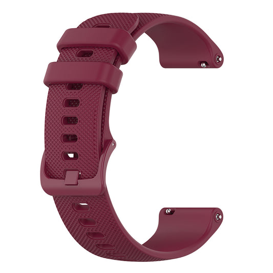 Techsuit W006 Strap for Samsung Galaxy Watch / Huawei Watch Series, 20mm, Burgundy