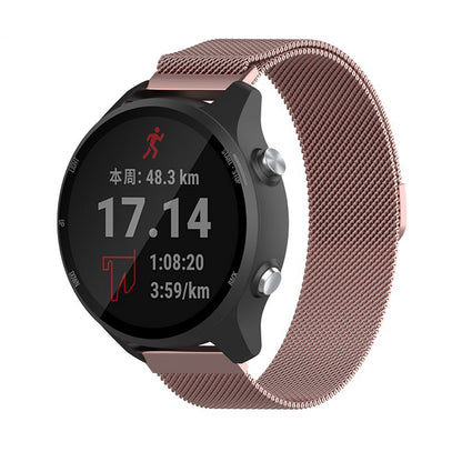 Techsuit W009 Strap for Huawei Watch / Garmin Watch Series, 18mm, Rose Gold