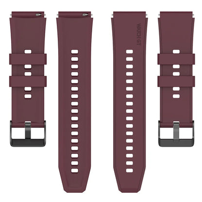 Techsuit W026 Strap for Samsung Galaxy Watch / Huawei Watch Series, 20mm, Burgundy