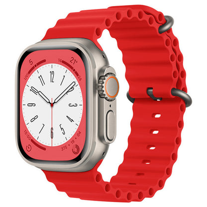 Techsuit W038 Strap for Apple Watch 42mm / 41mm / 40mm / 38mm Series, Red
