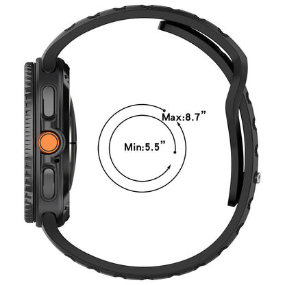 Techsuit W050 Strap for Samsung Galaxy Watch 8 Classic / Watch8 44mm / Watch 8 40mm, Black