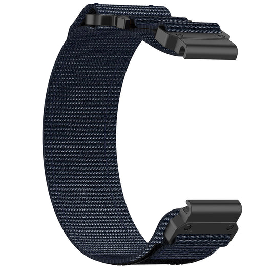 Techsuit W057 Strap for Garmin Watch Fenix Series, 26mm, Navy Blue