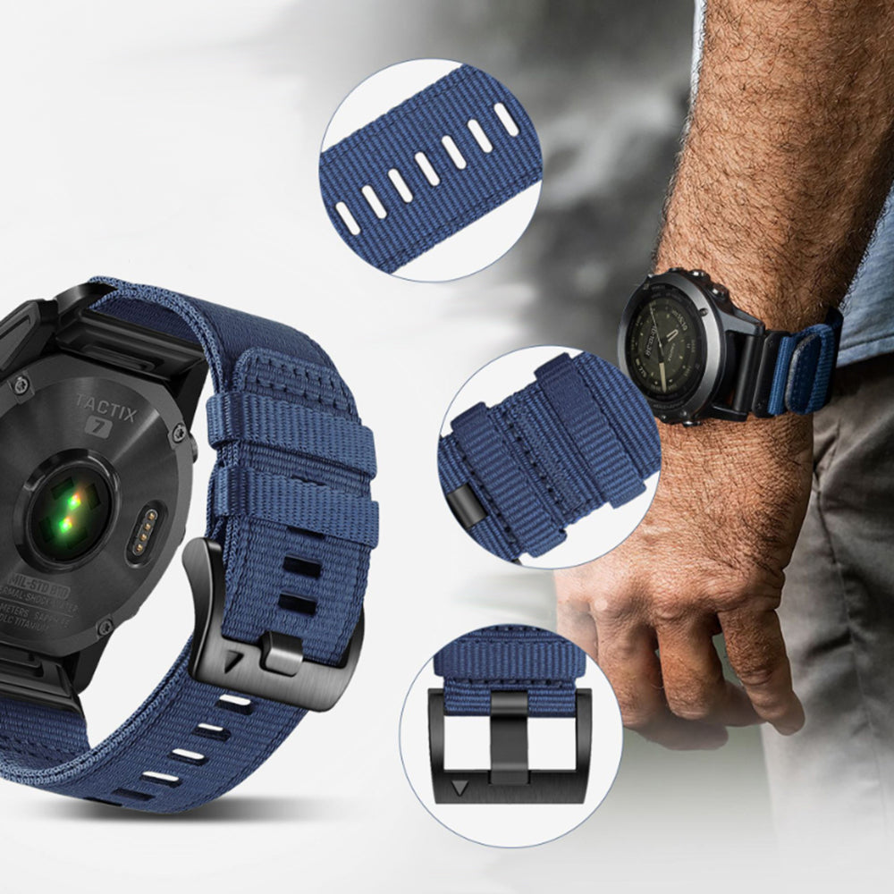 Techsuit W070 Strap for Samsung Galaxy Watch / Huawei Watch Series, 22mm, Dark Green