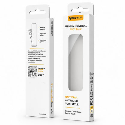 Techsuit W084 Strap for Samsung Galaxy Watch / Huawei Watch Series, 20mm, Purple