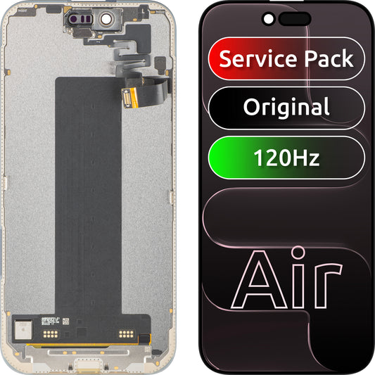 Apple iPhone 17 Air Touchscreen Display, with Frame, Black, Service Pack 661-55240