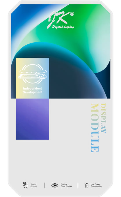 JK Touchscreen Display for Apple iPhone 15, with Frame, In-Cell LCD Version, Black 