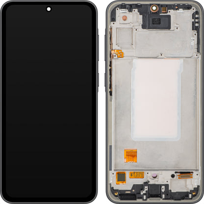 MP Touchscreen Display compatible with Samsung Galaxy A36 A366, with Frame, OLED Version, Black