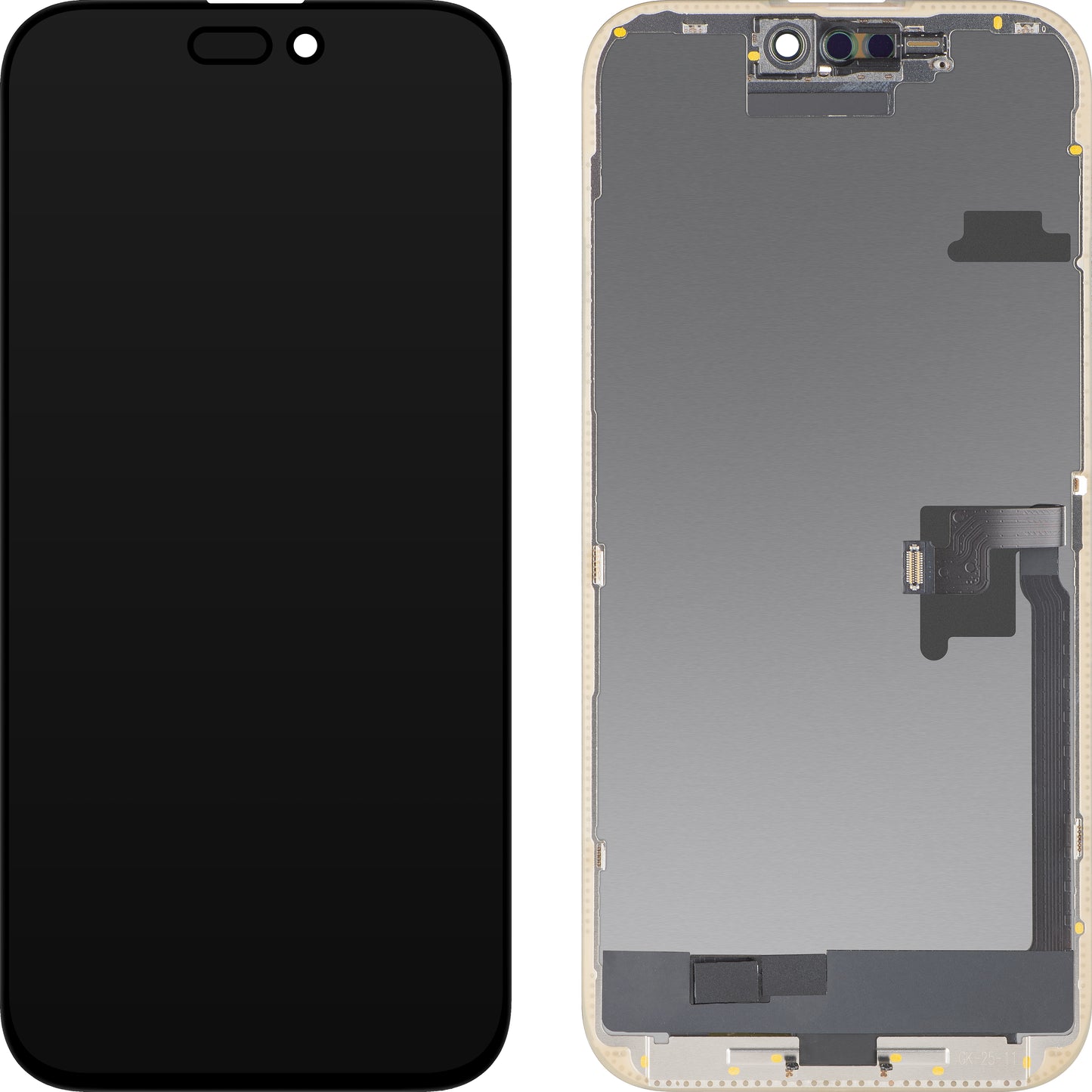 MP Touchscreen Display compatible with Apple iPhone 16 Pro Max, with Frame, OLED FHD Diagnostic Version, Black