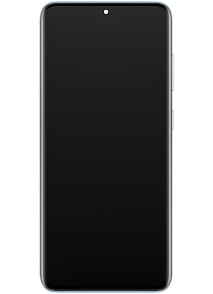 Touchscreen Display Samsung Galaxy Galaxy S20 5G G981 / S20 G980, with Frame, Blue, Service Pack GH82-31432D 