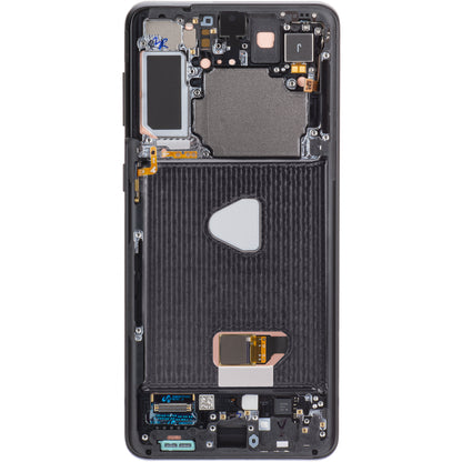 Touchscreen Display Samsung Galaxy S21+ 5G G996, with Frame, Black, Service Pack GH82-27268A