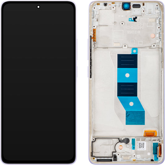 Xiaomi Redmi Note 14 5G Display with Touchscreen, with Frame, Purple (Lavender Purple), Service Pack 56001900O1700