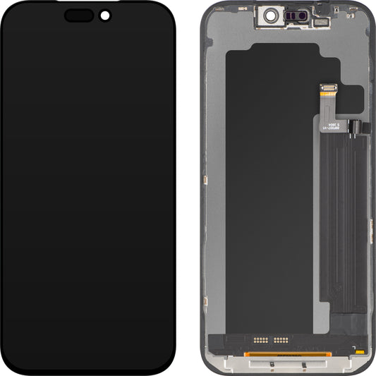 ZY Touchscreen Display for Apple iPhone 17 Pro Max, with Frame, Movable In-Cell IC LCD Version, Black