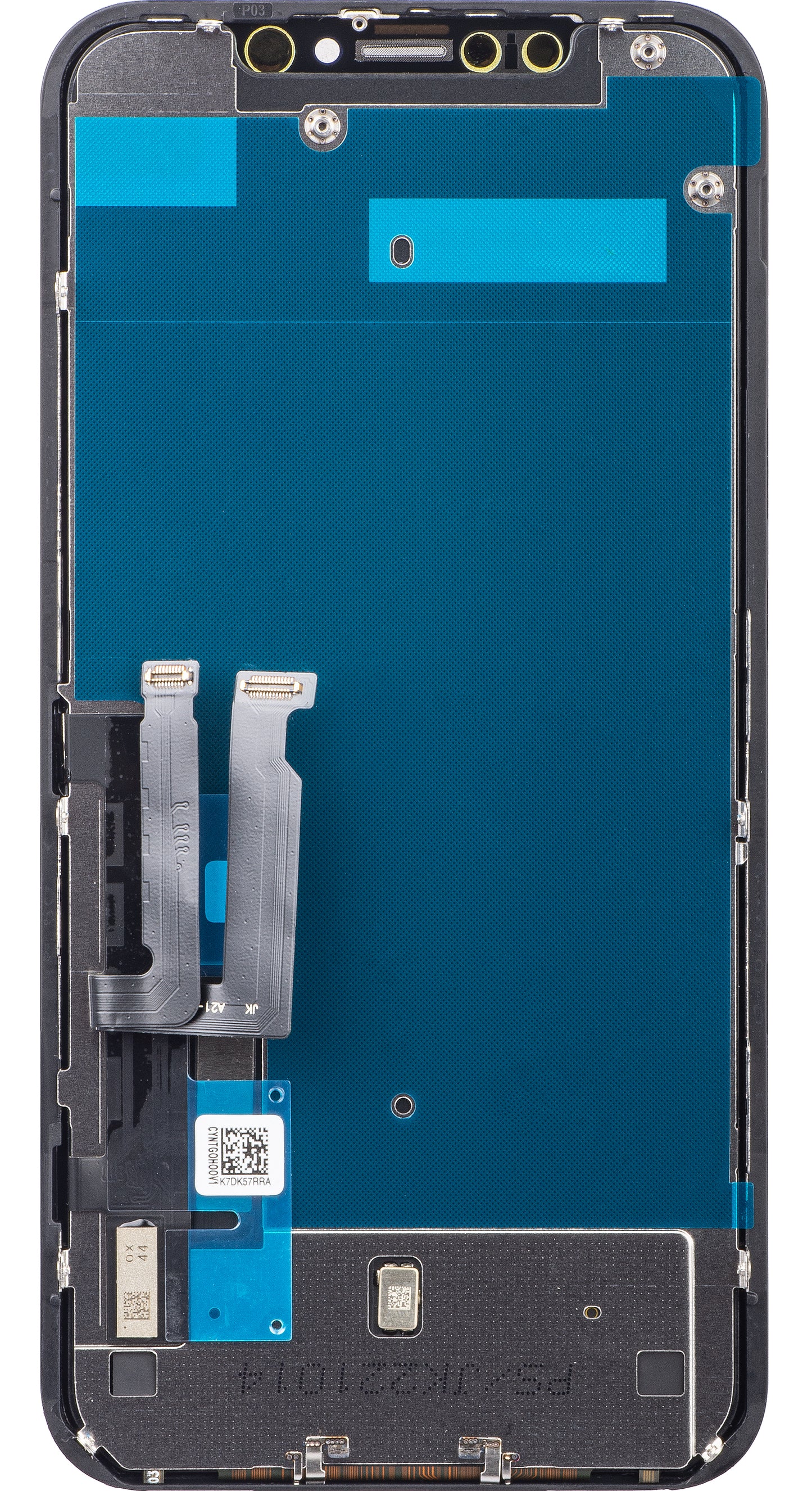 Touchscreen Display JK for Apple iPhone XR, with Frame, In-Cell LCD Version, Black