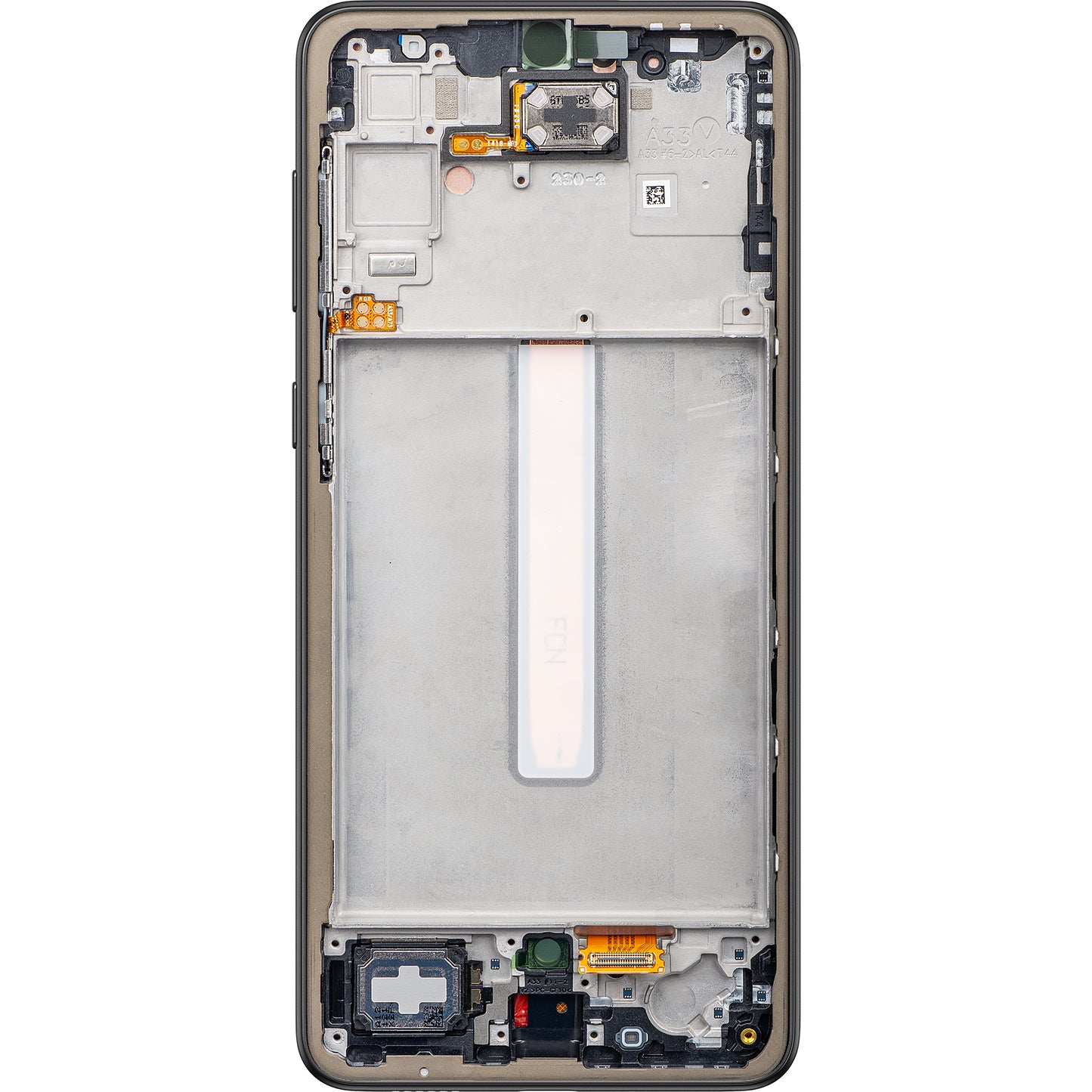 Touchscreen Display Samsung Galaxy A33 5G A336, with Frame, Black, Service Pack GH82-28143A