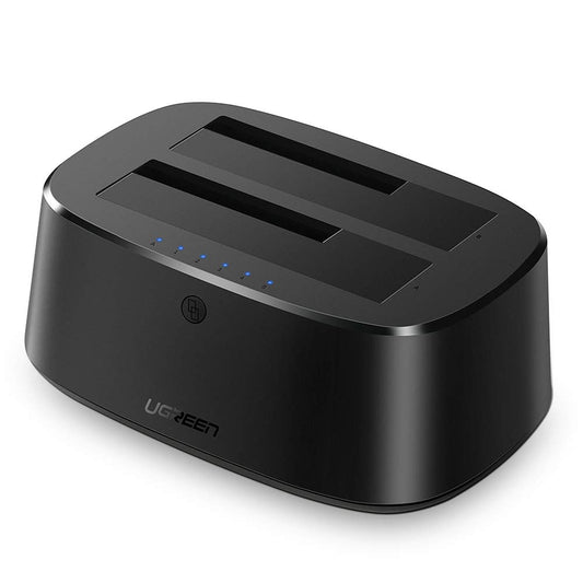 UGREEN CM198 Docking Station (50857) for HDD / SSD SATA 2.5inch / 3.5inch, Black