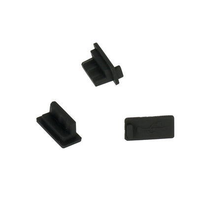 OEM Phone Port Dust Plug, USB-A, Set of 10, Black
