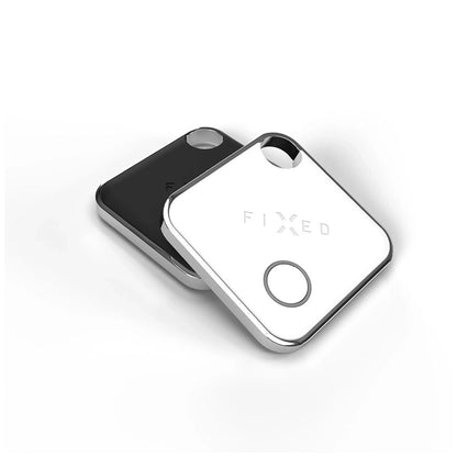 Fixed SmartTag Duo for iOS, Set of 2 Pieces, White / Black