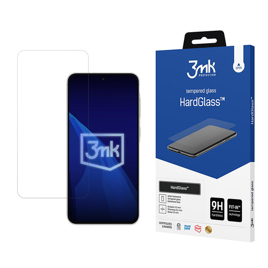 3MK HardGlass Screen Protector for Samsung Galaxy A57 5G, Tempered Glass, Full Glue