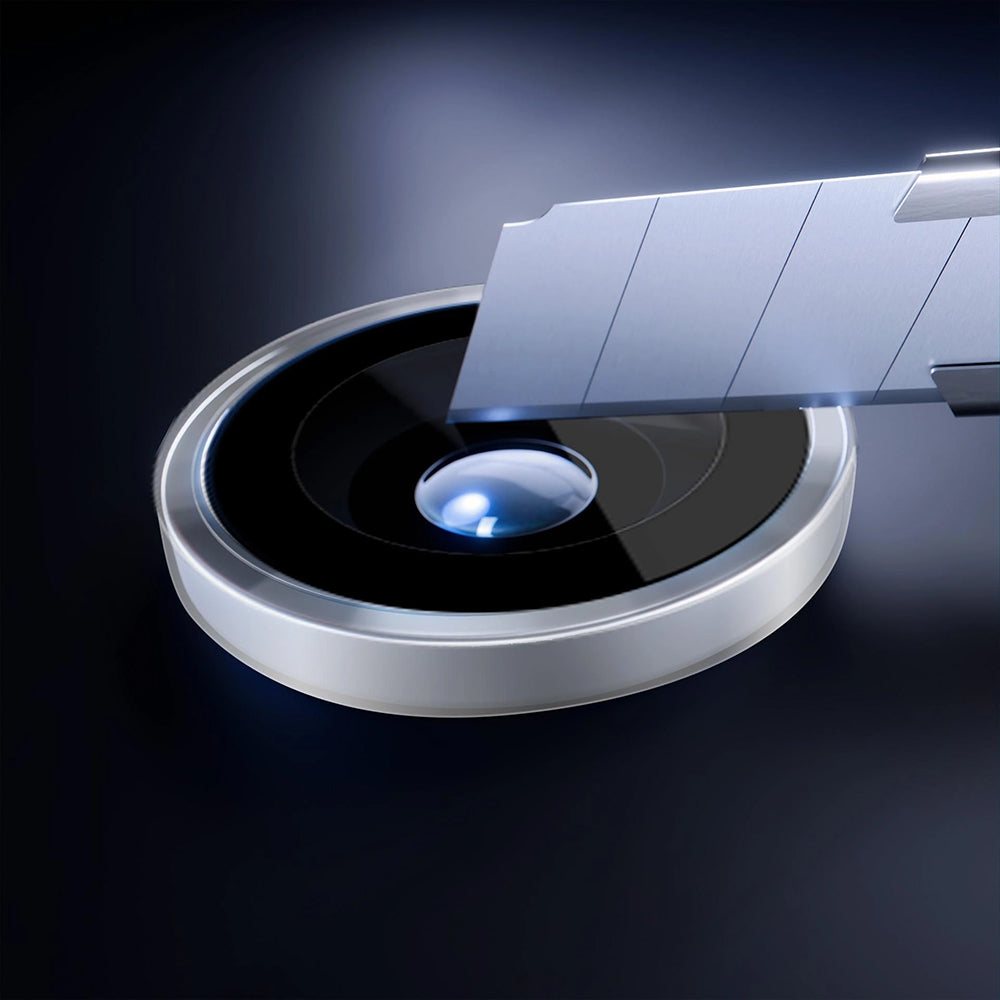 3MK Protection Pro Rear Camera Protective Film for Samsung Galaxy A36 A366, Tempered Glass, Black