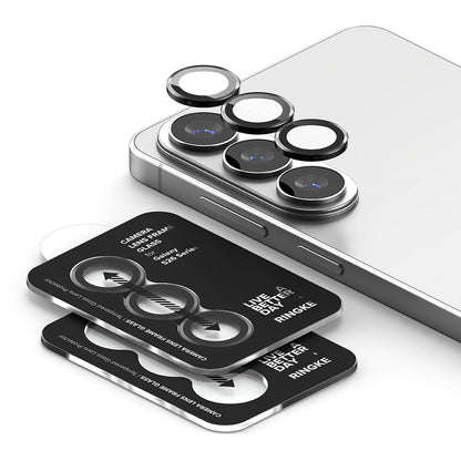 Ringke Rear Camera Protection Film for Samsung Galaxy S26 Plus S947 / S26, Tempered Glass, Set of 2 pieces, Black