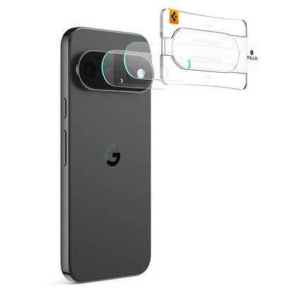 Spigen GlastR EZ FIT Optik Pro Rear Camera Protective Film for Google Pixel 11, Tempered Glass, Set of 2 pieces, Black AGL11479