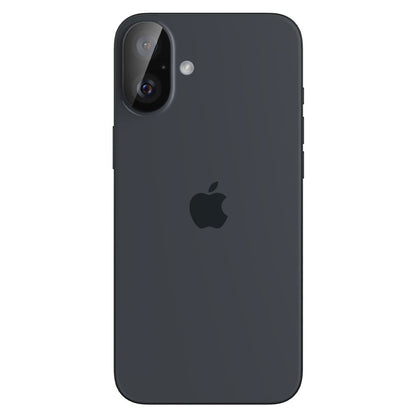 Folie de protectie Camera Spate Spigen GlastR Optik pentru Apple iPhone 16 Plus / 16, Sticla Securizata, Set 2 bucati, Neagra AGL07922