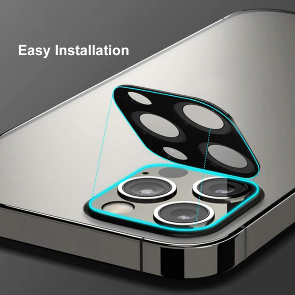 Techsuit Rear Camera Protective Film for Apple iPhone 17 Pro Max, Tempered Glass, Silver