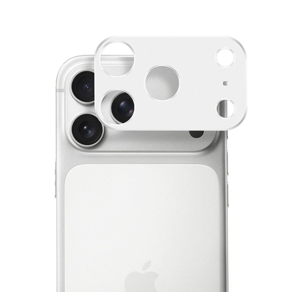 Techsuit Rear Camera Protective Film for Apple iPhone 17 Pro, Tempered Glass, Silver