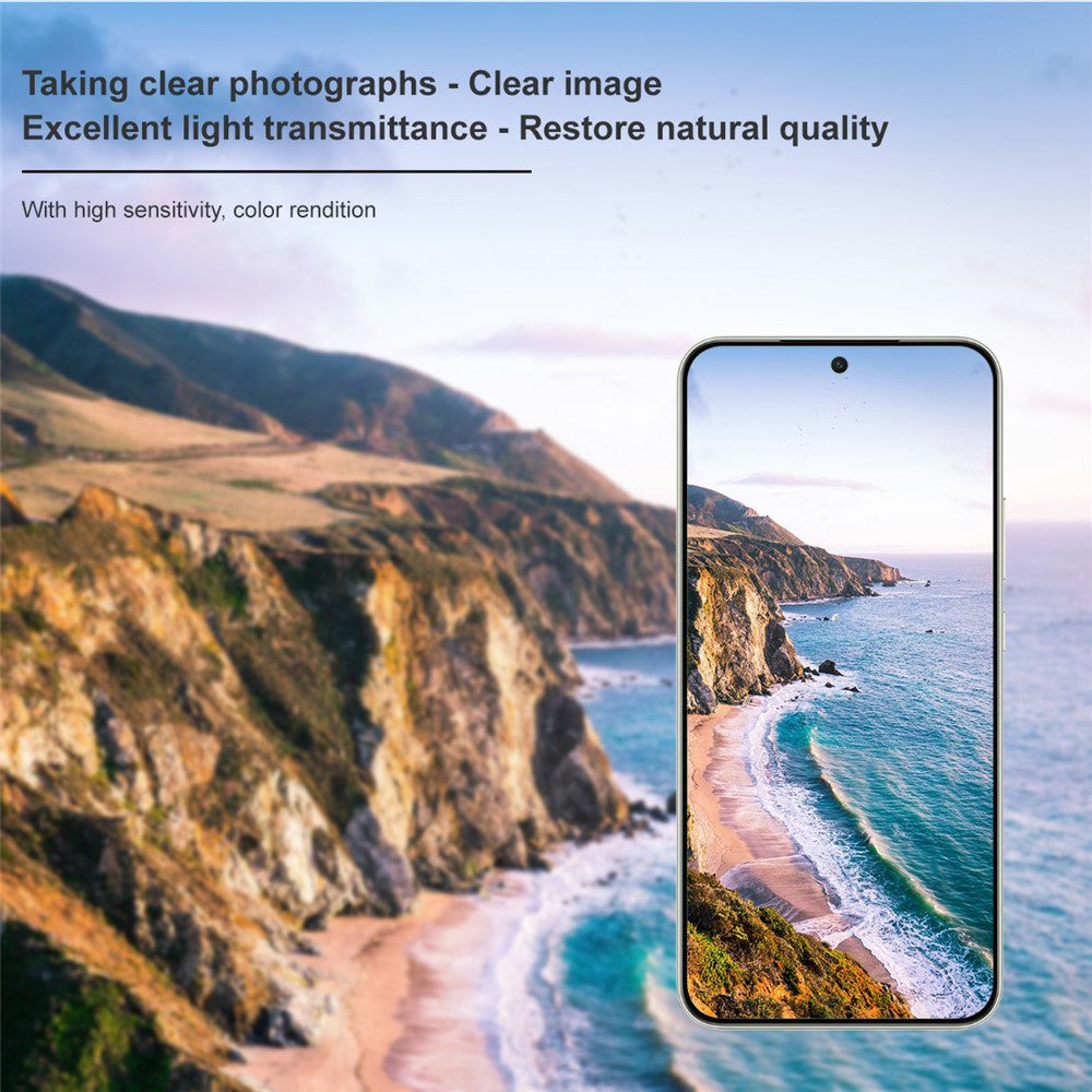 Techsuit Rear Camera Protection Film for Honor Magic8 Lite, Tempered Glass, Black