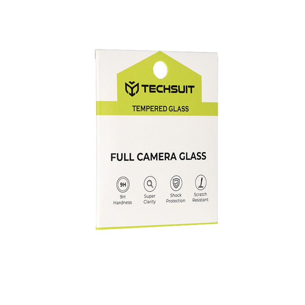 Techsuit Rear Camera Protective Film for Oppo Reno16, Tempered Glass, Black