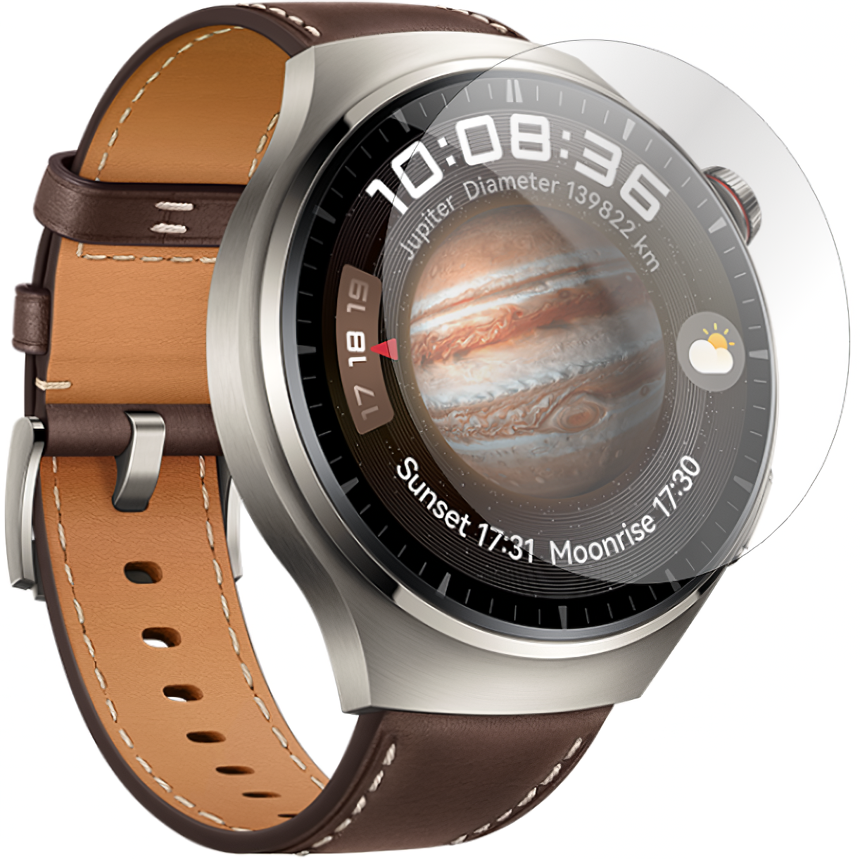 Alien Surface Screen Protector for Huawei Watch 4 Pro, Silicon, Set 3 pieces 
