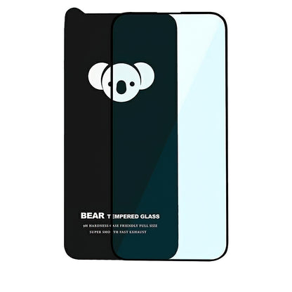 Bear HD Screen Protector Film for Apple iPhone 14 Pro, Tempered Glass, Full Glue, Black